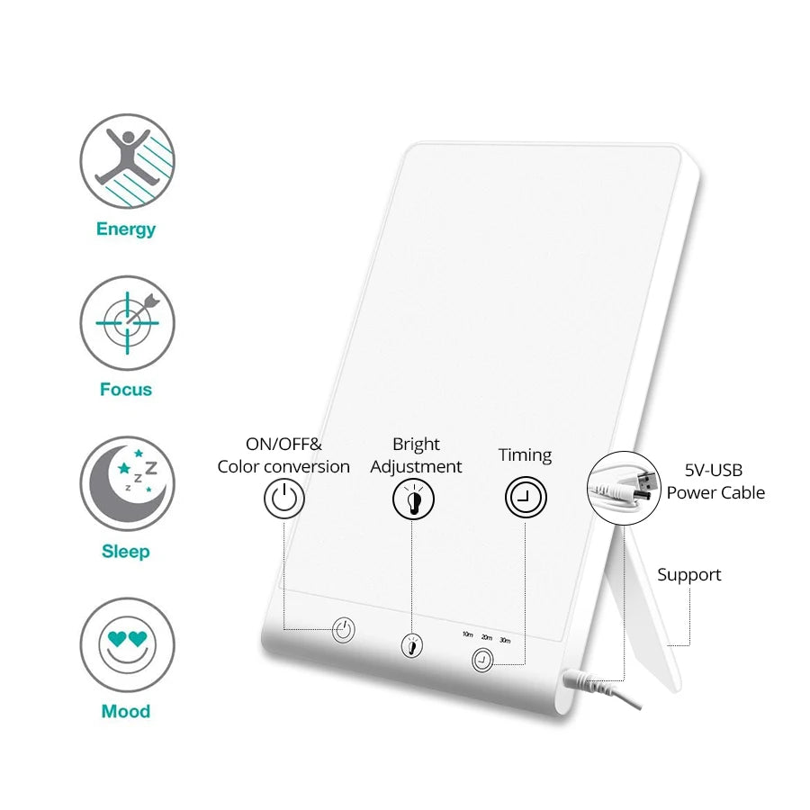 RIPUY LUMINA™  12K Clinically-Calibrated Light Therapy for Mood & Sleep Balance