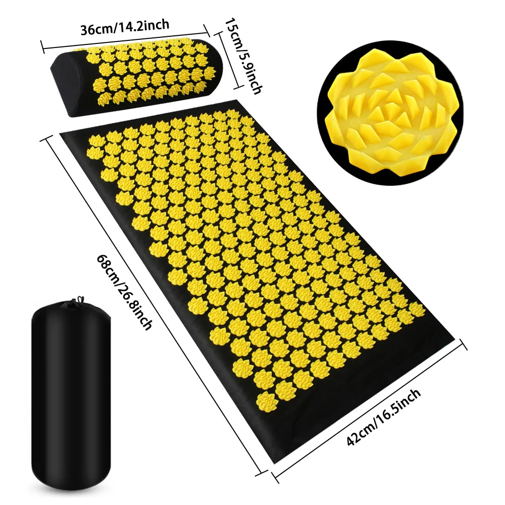RIPUY ZENMAT™ - Clinically-Inspired Acupressure Mat for Sleep, Anxiety & Full-Body Reset